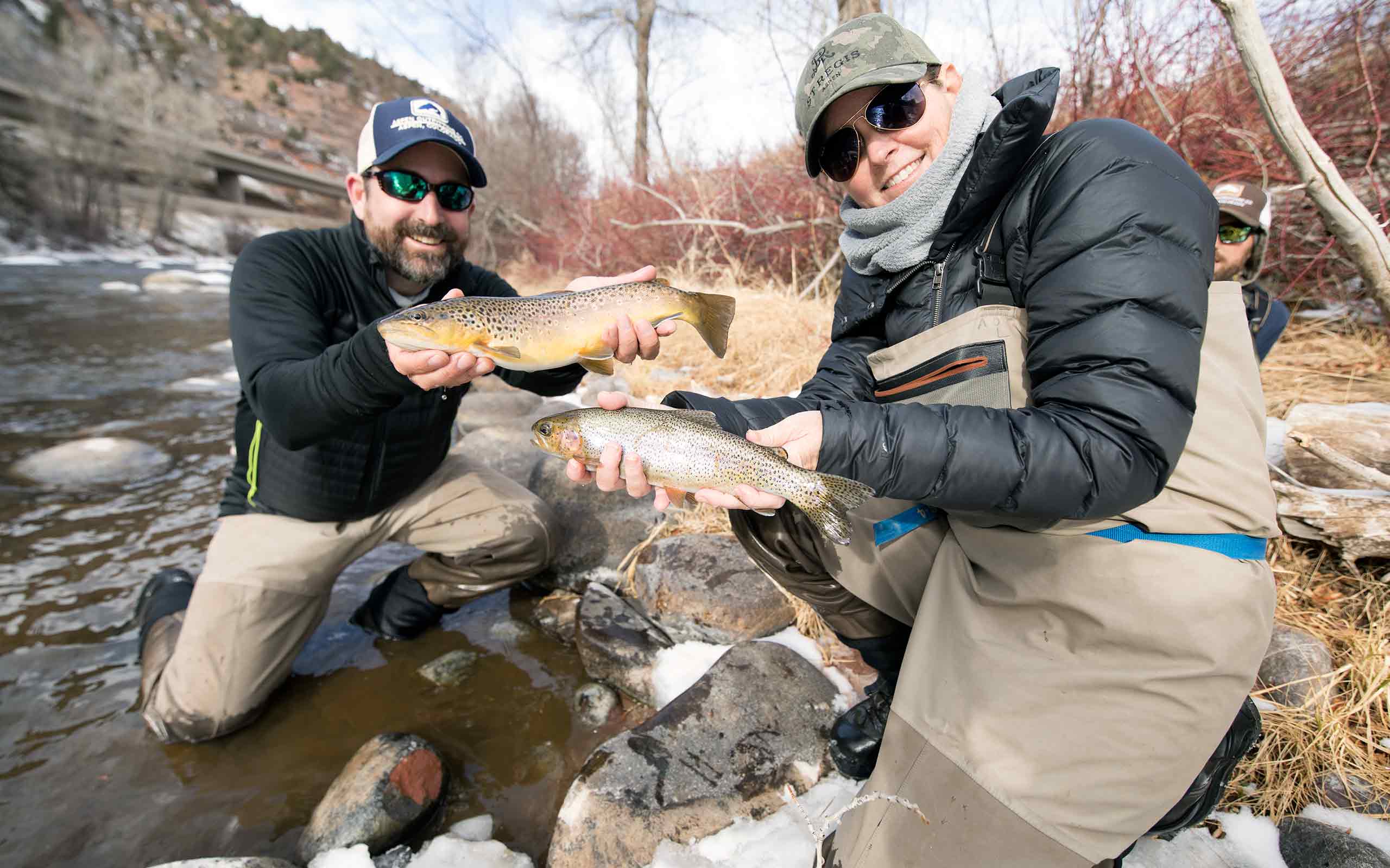 Can you fly fish in the winter for trout? Yes, absolutely. Many people do  every day despite the cold weather. Just depends on your local